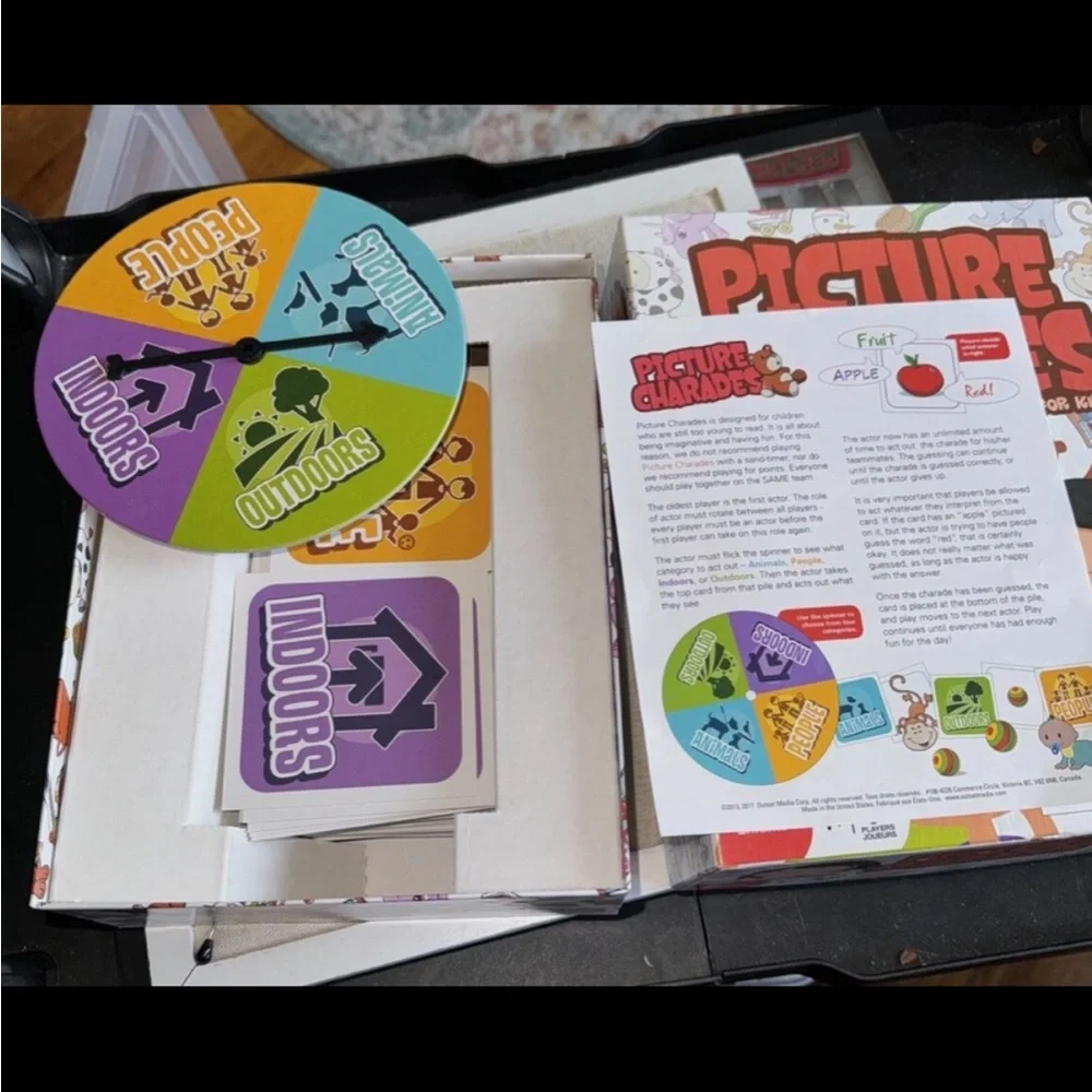 Picture Charades Game for Kids • Family Game Night • Sleepover